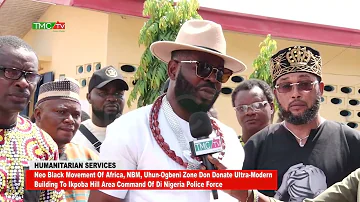 NBM Of Africa Uhun-Ogbeni Zone Don Donate Ultra-Modern Building To Ikpoba Hill Area Command