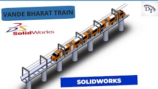 Train in solidworks l Assembly & Animation #solidworks