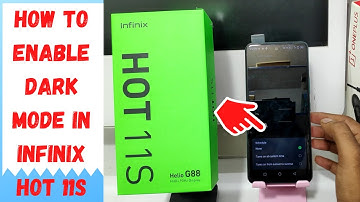 How to Enable Dark Mode in INFINIX HOT 11S| infinix hot 11s | how to on dark theme