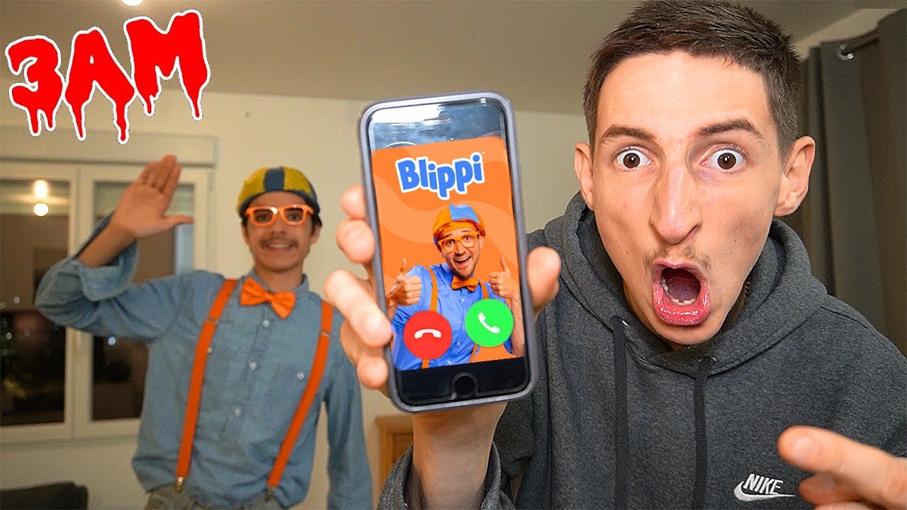 NE JAMAIS APPELER BLIPPI en FACETIME à 3H DU MATIN ! (BLIPPI EST FOU !)