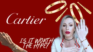 Cartier LOVE BRACELET Cuff Unboxing & Review Cartier LOVE Rings JUSTE UN CLOU Bracelet Pink Gold