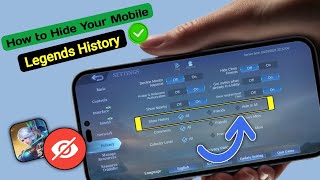 How To Hide Your Match History In Mobile Legends Bang Bang 2026  Mlbb History Privacy Settings 