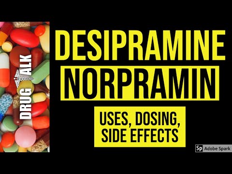 Video: Desipramine: Bijwerkingen, Dosering, Gebruik En Meer