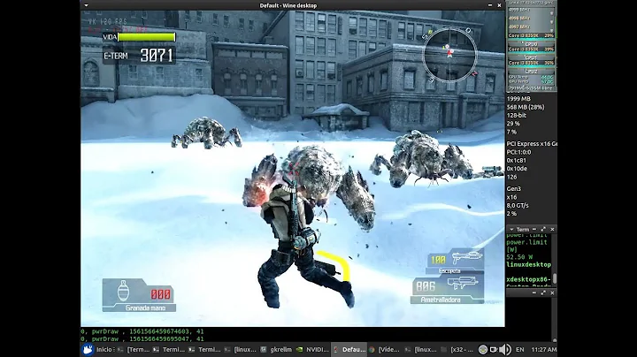 Lost Planet Extreme Condition D9VK Test 48fps NVENC x64 + Sound (Core i3 8350K) + Nvidia 418.52