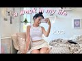 productive daily life vlog 🎧💌  realistic summer routine, what i wear + outfit ideas (ft. Lewkin)