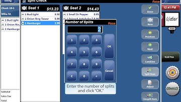 Split a Menu Item - Focus POS