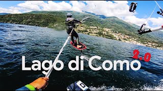 Lago di Como 2.0 - Foil-Taxi, Pier Jump, Kiteloops & More! - FLYINGFLO(g) #13