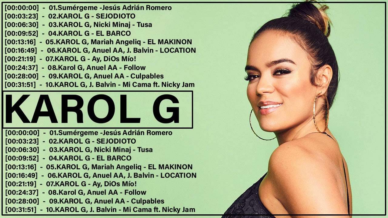 Karol G 2021 Exitos Mix Lo Mas Nuevo Karol G Nuevo Album 2021 YouTube
