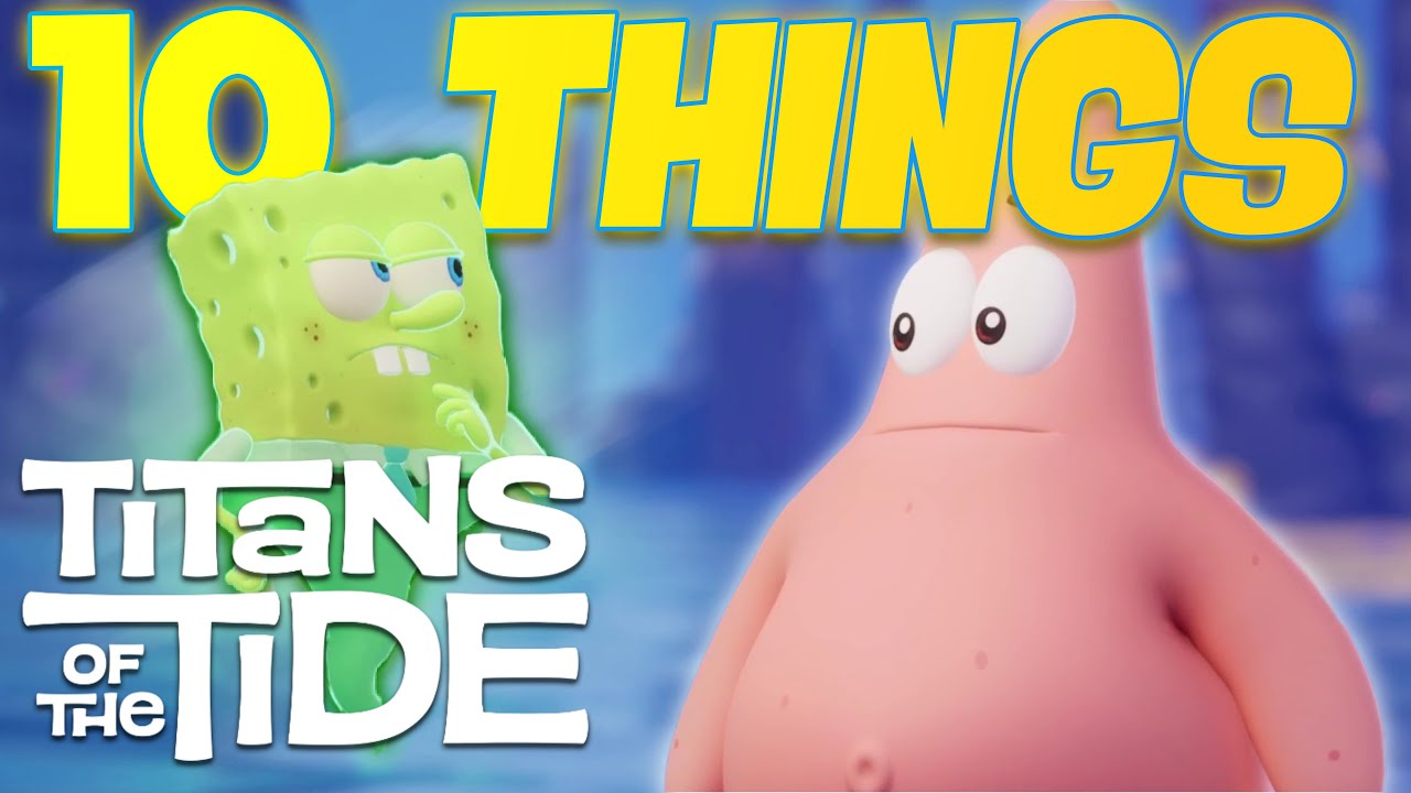 SpongeBob Titans of the Tide 10 Things You MISSED! YouTube