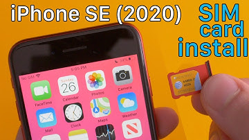 How to Easily Insert SIM Card to iPhone SE (2nd generation)