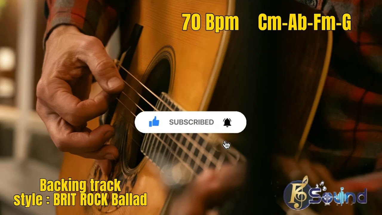 Brit rock Ballad 70 Bpm Cm Ab Fm G