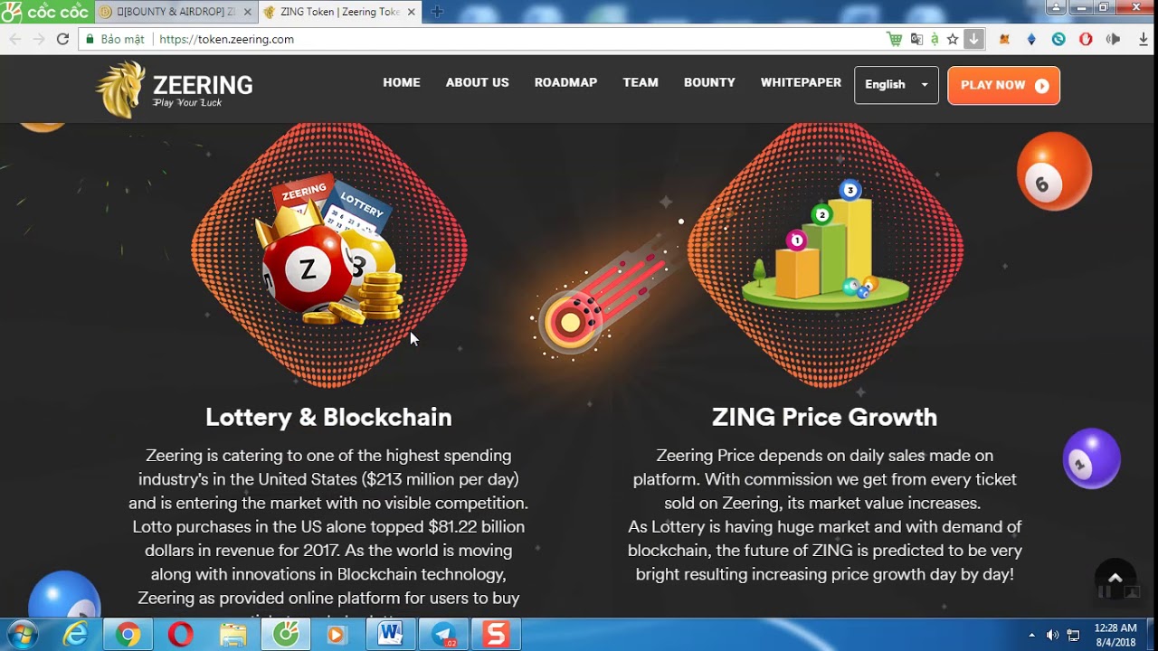 Zeering is the official lottery platform with cryptocurrency.