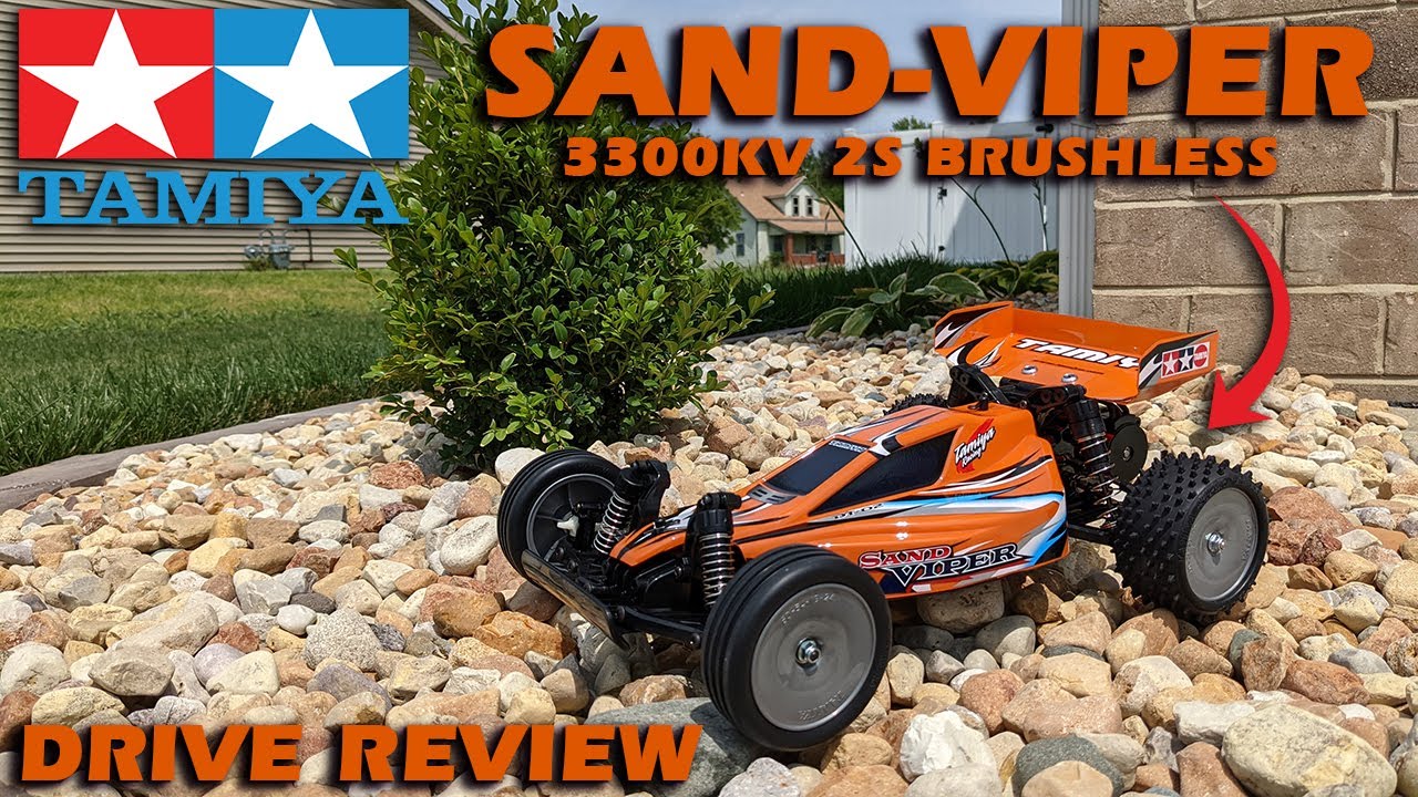 Tamiya Sand-Viper (Brushless 3300kv 2s) Drive Review - YouTube