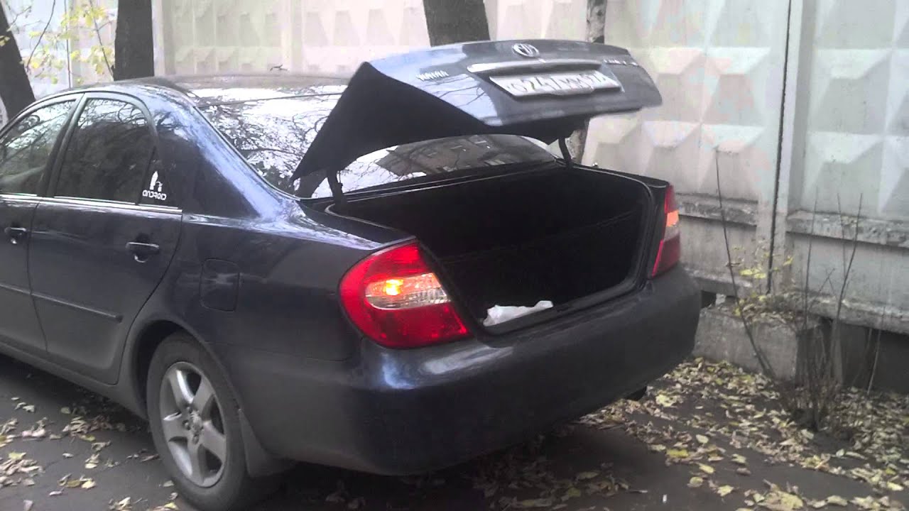 Открывание багажника - YouTube