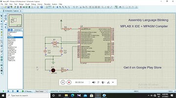 PIC16F887 - Assembly Language LED Blink Demo - PIC16F887