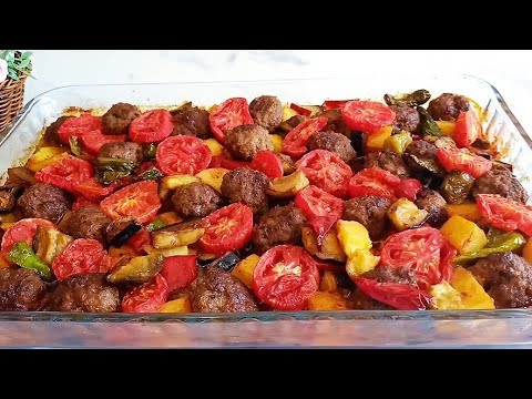 ÖYLE LEZZETLİ OLDU Kİ ✅ FIRINDA KÖFTELİ SEBZE YEMEĞİ ????yemektarifleri
