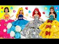 DIY Sparkle Dresses out of Clay for Mini Dolls