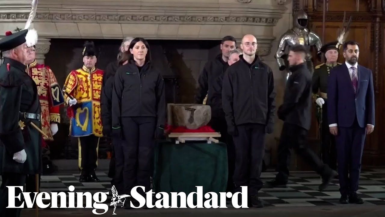 Stone of Destiny leaves Scotland to be installed in coronation chair