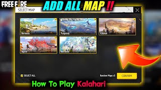 Free Fire Add all Map 😲 How to Play Old Kalahari Map - Garena Free Fire screenshot 5