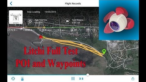 Using Litchi..Start to finish.Waypoints and POI...Phantom 3 Advanced