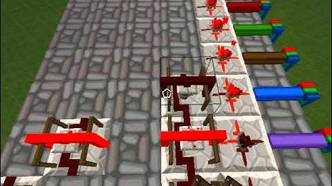 Minecraft Redpower2 Tutorial: 4x16 decoder