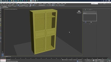 How to create a closet in 3DS max