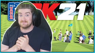 THE CRAZIEST FANTASY COURSE IN PGA TOUR 2K21 - Fantasy Course Of The Week #91 (PS5 Gameplay) screenshot 3