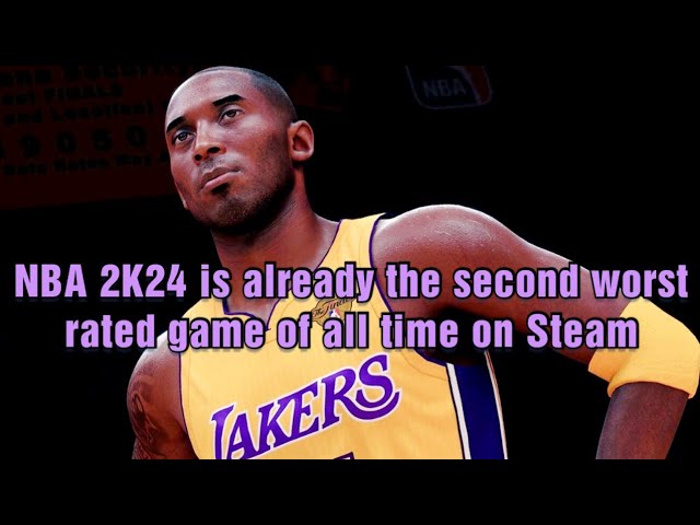 NBA 2K24 is now one of the worst-rated games on Steam