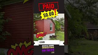 How to Invest in Mobile Homes: The Complete Guide!  #shorts #mobilehomeinvesting