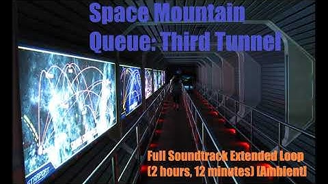 Space Mountain WDW Queue Soundtrack: Third Tunnel Ambient Music Extended Loop (2 hr, 12 min)