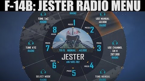 F-14B Tomcat: AI Jester Radio Menu Tutorial | DCS WORLD