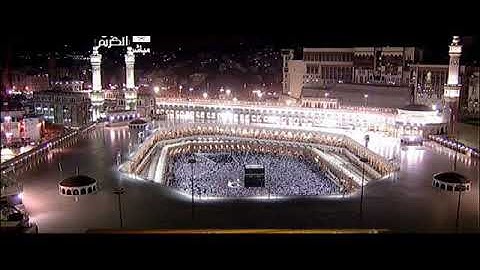 قناة القران الكريم - صلاه العشاء 20 شوال 1439 من مكة المكرمة
