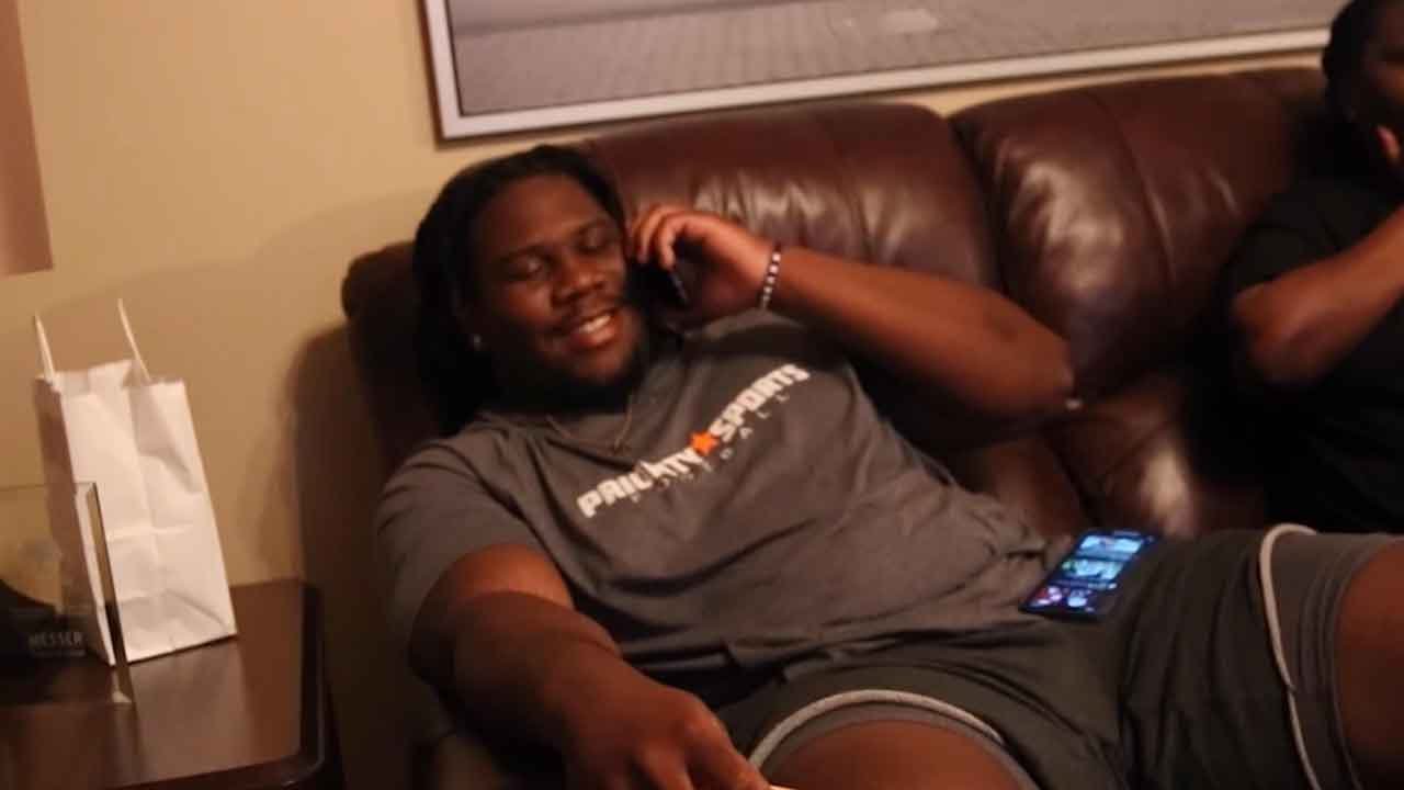 Draft Day with Detroit Lions third round pick Alim McNeill