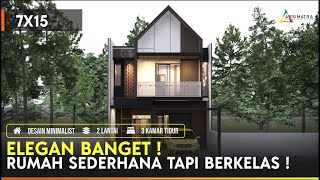 Scandinavian Home Design with a Prayer Room on a 7x15 Lot. Simple and Very Classy!