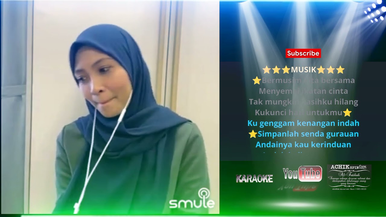 Memori Berkasih karaoke Siti Nordiana   Duet Smule  New