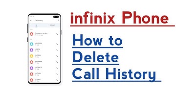 infinix Phone How to Delete Call History