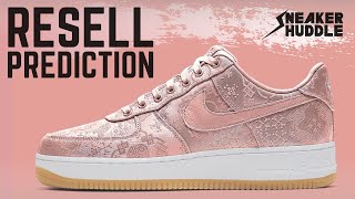clot air force one rose gold