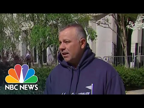 Peaceful Demonstrator At BLM Plaza: Chauvin Verdict ‘Long Overdue’ - NBC News NOW.