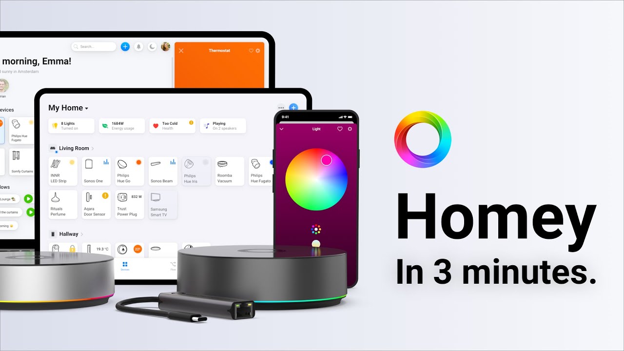 Homey Pro (Early 2023)  Smart Home Hub for Home Automation