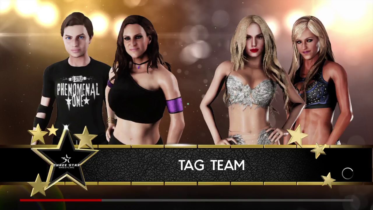 Tag match. Эшли стил. Ashley Steel.