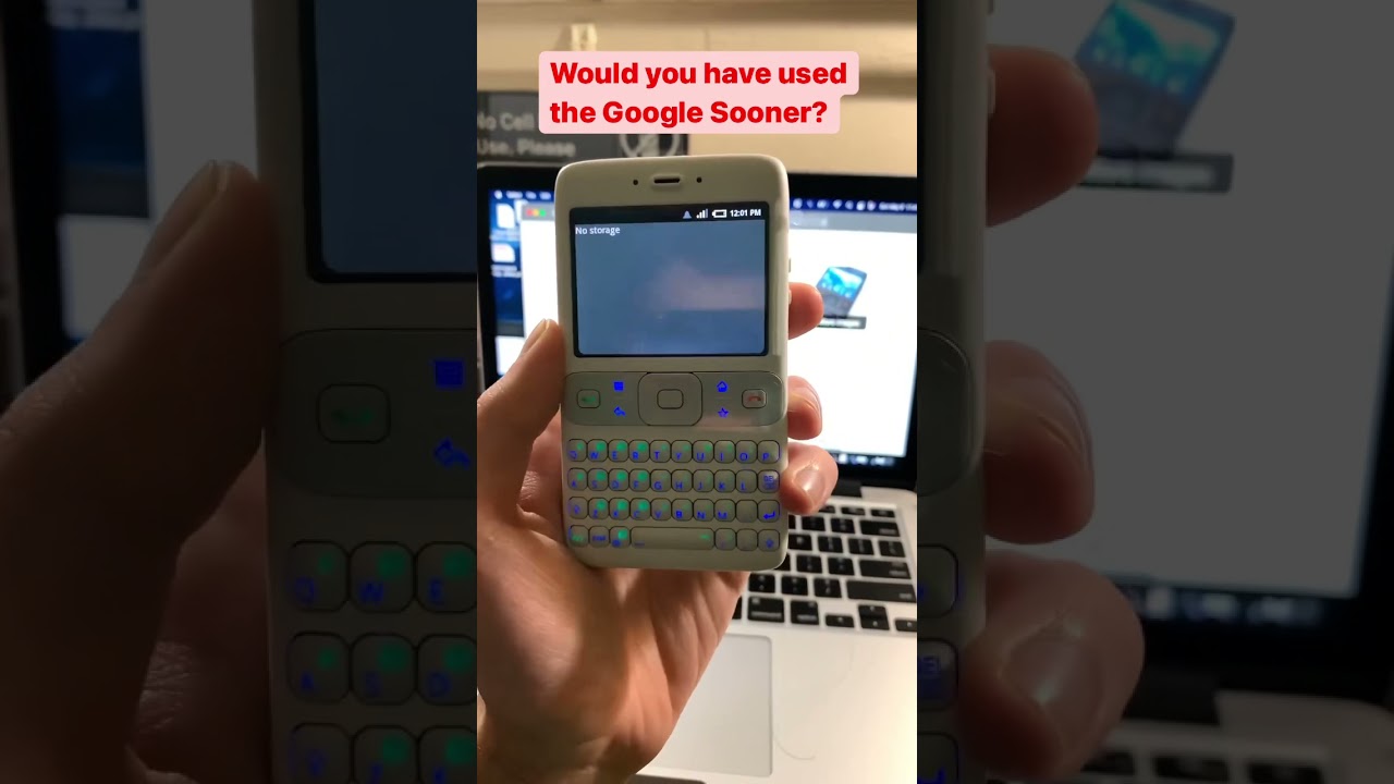 Never Released FIRST Android phone - Google Sooner - YouTube