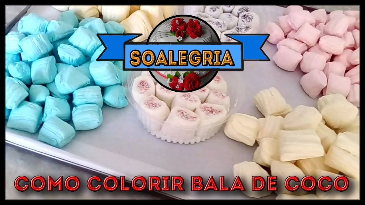 Como colorir bala de coco southwest