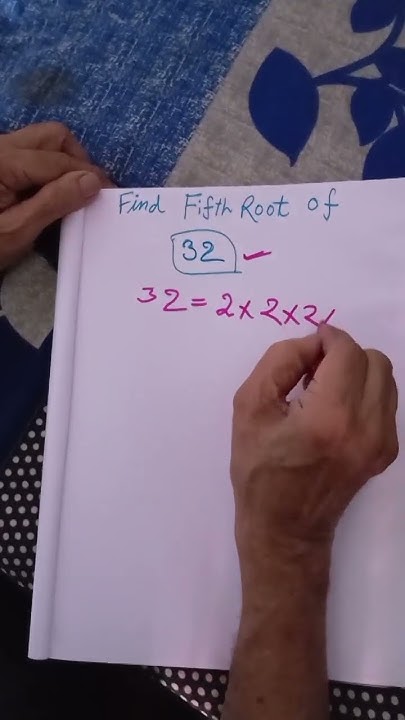maths-exponential-equation-question-find-fifth-root-of-32-youtube