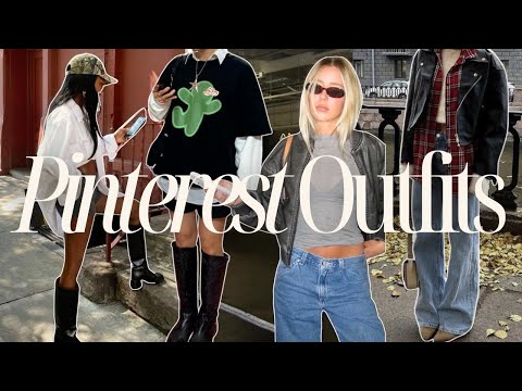 Recreating PINTEREST Outfits for FALL! 📌🍂 shopping in my own closet to recreate my favorite pins!