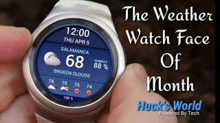 Top Weather Watch Face For The Galaxy Watch/Gear S3 screenshot 5