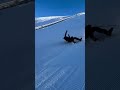 High Speed Ski Crash on Groomed Slope | Brutal Wipeout and Front Flip