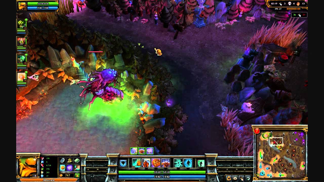 LoL - Blitzcrank 2 - Live Match 13 - Part 4 - Meatpuppet