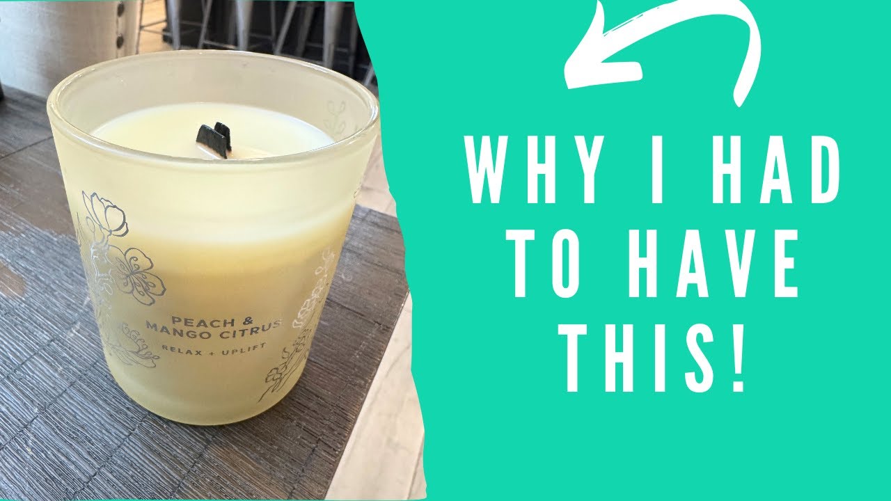 Review of Peach Mango Citrus Scented Candle