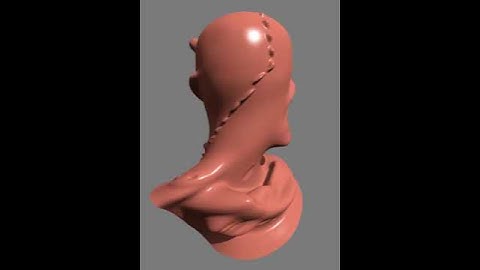 Test of PTex vector displacement with V-Ray