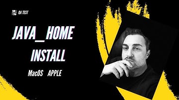How To Install Java, Set JAVA_HOME on Mac.#apple